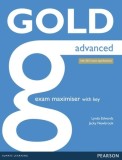 Gold Advanced. Exam Maximiser with Key. New Edition with 2015 exam specification - Paperback brosat - Amanda Thomas, Sally Burgess - Pearson