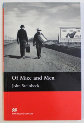 MACMILLAN READERS , INTERMEDIATE LEVEL , OF MICE AND MEN by JOHN STEINBECK , 2014 foto