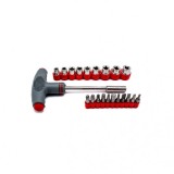 Set surubelnita tip T, 20 bituri