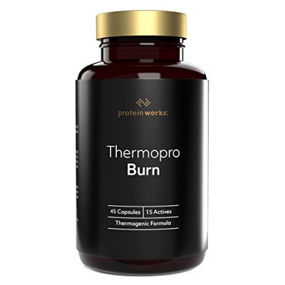Thermopro, supliment alimentar pentru arderea grasimilor, slabire cu 15 ingrediente, produs termogenic 45 de capsule foto