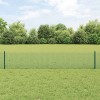 VidaXL Gard din s&acirc;rmă sudată cu 22 de st&acirc;lpi U Verde 0.4x50 m Oțel