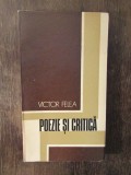 POEZIE SI CRITICA -VICTOR FELEA