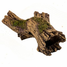Decor pentru Acvariu, Trunchi de copac, L16xW6.5xH6 cm, Maro
