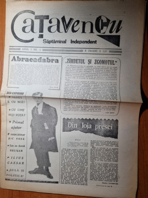 ziarul catavencu anul 1,nr. 3 foto