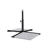 Suport umbrela Relaxdays, pentru stalpi de umbrela 25-35 mm, baza in cruce, pliabile - RESIGILAT