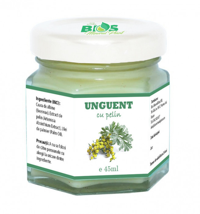 Unguent cu pelin, 45ml, Bios Mineral Plant