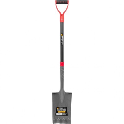 Harlet, cazma, drept, cu margini zimtate, maner fibra sticla, 115 cm, Strend Pro foto