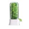 Recipient de pastrare a ierburilor cu capac de umplere cu apa, flippy, proaspat, curat, fara bpa, practic, durabil, 27x16 cm, alb
