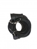 Prelungitor cablu electric 3 x 1.5mm, priza tip schuco cu protectie, stecher 90&deg;, lungime 20ml, Oem