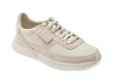 Cumpara ieftin Pantofi sport CLARKS albi, CRAFT PACE, din piele naturala