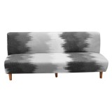 Husa Elastica Universala Canapea/Pat, 190x210cm, Negru cu Gri, Poliester+Elastan, Lavabila, Protectie Uzura/Animale