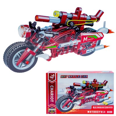 Cuburi constructii, Motocicleta foto