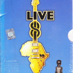 DVD Concert: Live 8 - 2 iulie 2005 ( set 4 discuri SIGILATE )