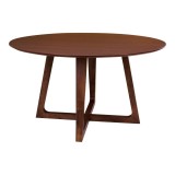 Masă rotundă Hellerup 137x76 cm nuc