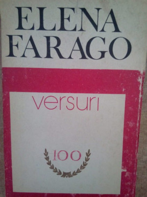 Elena Farago - Versuri (editia 1978) foto