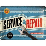 Placa metalica - Service