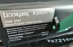 Lexmark X340H11G Cartus Toner Negru ORIGINAL foto