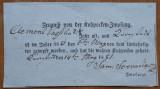 Bilet de vaccinare din Ardeal , 1851