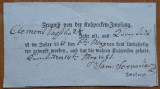 Cumpara ieftin Bilet de vaccinare din Ardeal, 1851