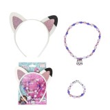 Set accesorii de par Gabby s Dollhouse, bijuterii si bentita