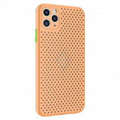 Husa Capac Silicon Breath, Apple iPhone 12 / 12 Pro Rose Gold