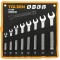 Set de 8 chei de piulite combinate Cr-V