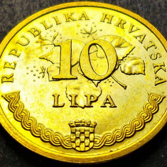 Moneda 10 LIPA - CROATIA, anul 1999 *cod 1893 A = patina super