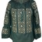 Bluza tip ie dama RBIB, Dacali, marime S, verde/crem