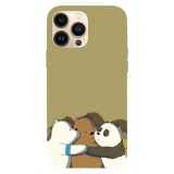 Husa compatibila cu Apple iPhone 15 Pro Max, Viceversa, model Bear hug We bare bears , Silicon, TPU, Transparent, Carcasa