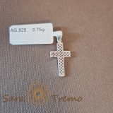 Cumpara ieftin Cruciulita din argint 925 cu model decupat - 2 cm, SaraTremo