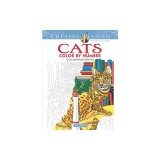 Creative Haven Cats Color by Number Coloring Book