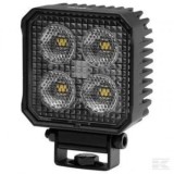 Proiector LED Hella 1700lm, 12/24V, 5700K, IP67/69K, 95x70.5x85mm, Lumina Alba, Negru, Offroad, Utilaje