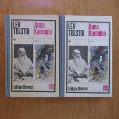 Lev Tolstoi - Anna Karenina 2 volume (1980, editie cartonata)
