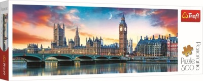 PUZZLE TREFL 500 PANORAMA BIG BEN SuperHeroes ToysZone foto