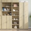 Gossi dulap inalt, stejar sonoma, 50x41x185 cm, lemn prelucrat