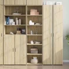 Gossi dulap inalt, stejar sonoma, 50x41x185 cm, lemn prelucrat