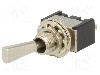 Intrerupator basculant, 2 pozitii, mod comutare ON-(ON), SPDT, {{Producator}} - TSM112F1