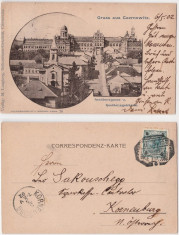 Cernauti(Bucovina) 1902 - Ilustrata circulata foto