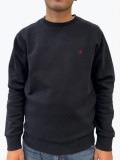 Cumpara ieftin Bluza barbati cu maneca lunga si imprimeu cu logo bleumarin (Marime: M), U.S. GRAND POLO EQUIPMENT &amp; APPAREL