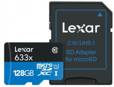 Card de Memorie MicroSD 128Gb UHS-I LEXAR Class 10 micro sd 128 Gb foto