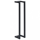 Cumpara ieftin Suport de prosoape, negru, 12,5 x 12,5 x 60 cm, fier