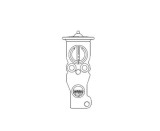Supapa expansiune clima Citroen C3 Aircross 2017-; Peugeot 308 2013-, RapidAuto 57C2KZ-1