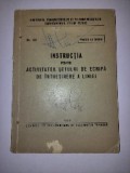 Instrucția CFR pentru activitatea șefului de echipă de &icirc;ntreținere a liniei