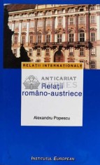 Relatii romano-austriece - 1998 - Alexandru Popescu ($N15)