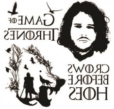 Tatuaje Temporare Game of Thrones - Jon Snow foto