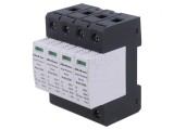 Limitator de Supratensiuni Tip 2 4 Poli pentru Șină DIN IP20