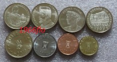 SET UNC COMPLET 1 5 10 50 bani 2019 + Papa Francisc Maria Ferdinand Revolutia **