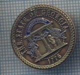 AX 677 INSIGNA - THE STATE OF GEORGIA -1776 -CONSTITUTION - JUSTICE -MODERATION