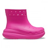 Cizme Crocs Classic Crush Rain Boot Roz - Juice, 38, 39, 41, 42