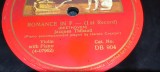 PLACA GRAMOFON / PATEFON.IN F-1 ST - RECORD ) BEETHOVEN ROMANCE IN F-2 ST